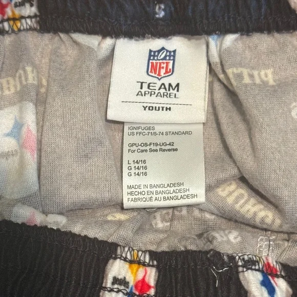 NFL Pittsburgh Steelers Black Lounge Pants - Picture 5 of 7